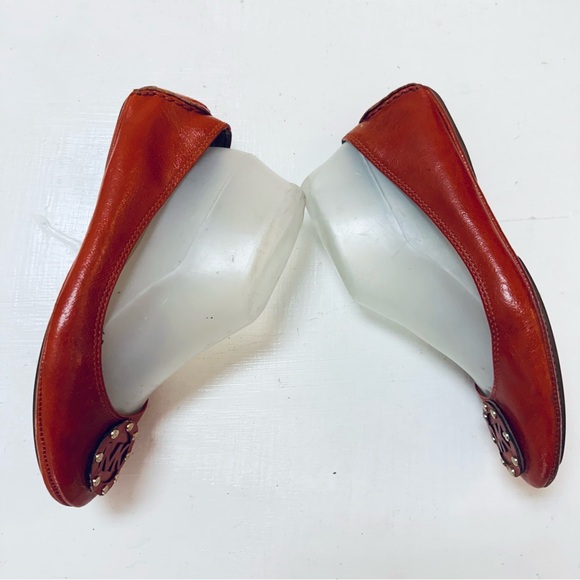 michael michael kors driver women’s leather flats light red Size 7M - Picture 11 of 12